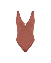 Bondeye Red One-Piece Swimsuit 'Ring Mara'