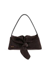ROTATE BIRGER CHRISTENSEN Black Suede Shoulder Bag