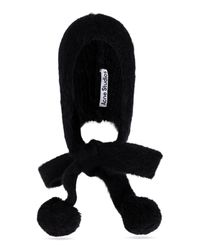 Acne Black Mohair Hat