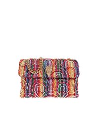 Kurt Geiger Red Shoulder Bag "Kensington Medium"