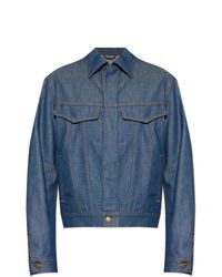Moschino Blue Denim Jacket for men