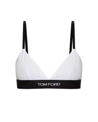 Tom Ford White Logo Bra