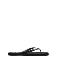 DSquared² White Slides With Logo for men