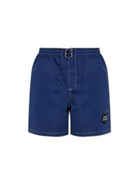 KENZO Blue Swim Shorts for men