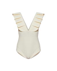 Maiya Paris White One-Piece Swimsuit "Isabela"