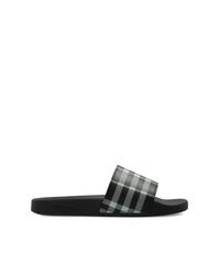 Burberry White Rubber Flip-Flops for men