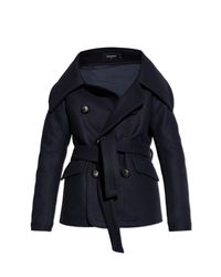 DSquared² Blue Wool Coat