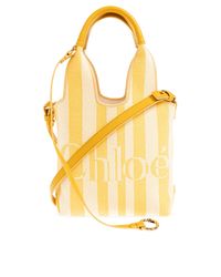 Chloé Yellow "Stripy Mini" Bag