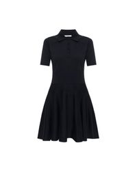 Givenchy Black Polo Dress With Embroidered Logo