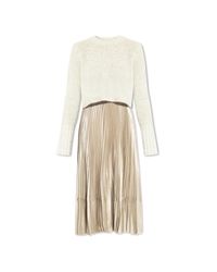 AllSaints Natural ‘Silvi’ Dress & Sweater Set
