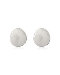 Alaïa White Brass Earrings