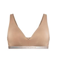 Emporio Armani White Logo Bra