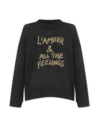 Zadig & Voltaire Black Wool Sweater Malta We Feeling