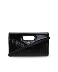 MCM Black Sequin Handbag