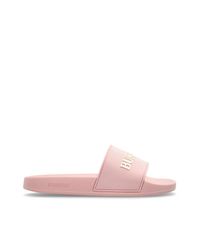 Burberry Pink 'Furley' Slides