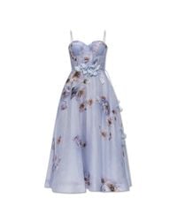 Zimmermann Purple Dress With Floral Motif