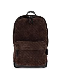 Bottega Veneta Brown Suede Backpack for men