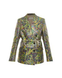 Dries Van Noten Green Barrysta Blazer