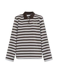 Samsøe & Samsøe Blue "sadover" Long Sleeve Polo,