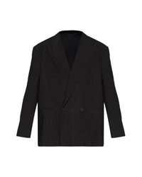 Studio Nicholson Black 'Daburu' Blazer for men