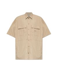 Balenciaga Natural 'Oversize' Shirt With Pockets for men