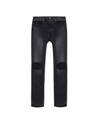 Rhude Black Jeans With Pockets for men