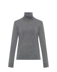 Rohe Gray Wool Turtleneck