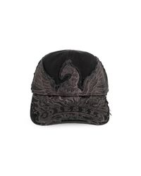 DIESEL Black Cap With Visor 'C-Phenix' for men