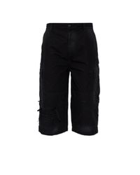 Balenciaga Black Cargo Shorts for men