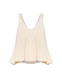 Alaïa Natural Silk Top