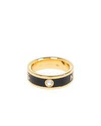 Marc Jacobs Metallic Ring With Logo