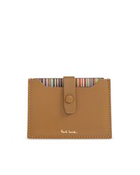 Paul Smith Brown Leather Card Holder for men