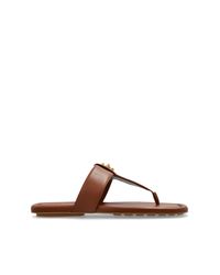 Marc Jacobs Brown Leather Slides