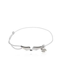 Zadig & Voltaire White Bracelet With A Pendant