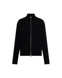 Givenchy Black Cardigan With Embroidered Logo for men