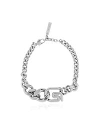 Givenchy Metallic Bracelet With Logo for men