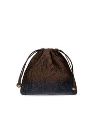 Etro Brown Patterned Bag