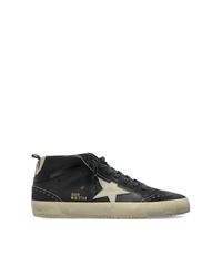Golden Goose Deluxe Brand Black Sneakers Mid Star Classic for men