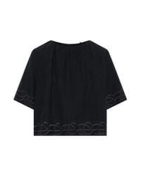 By Malene Birger Black Top 'Marian'