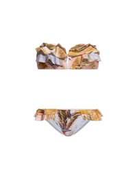 Zimmermann White Two-Piece Swimsuit