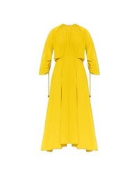 Lanvin Yellow Loose-Fit Dress