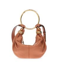 Chloé Orange "Bracelet Mini Hobo" Bag