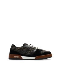 Fendi Black Sneakers With Logo for men