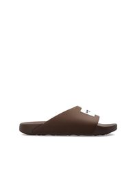 Givenchy Brown Flip-Flops With Logo for men