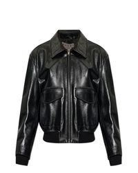 Marni Black Leather Jacket for men
