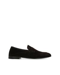 Bally Black 'Elios' Suede Loafers for men
