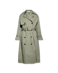 Zadig & Voltaire Green Cotton Trench Coat, '