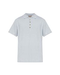 Paul Smith Gray Linen Polo for men