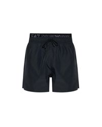EA7 Blue Swim Shorts for men