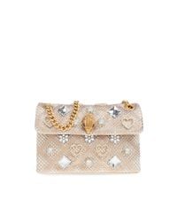 Kurt Geiger Natural Shoulder Bag 'Kensington Jewel'